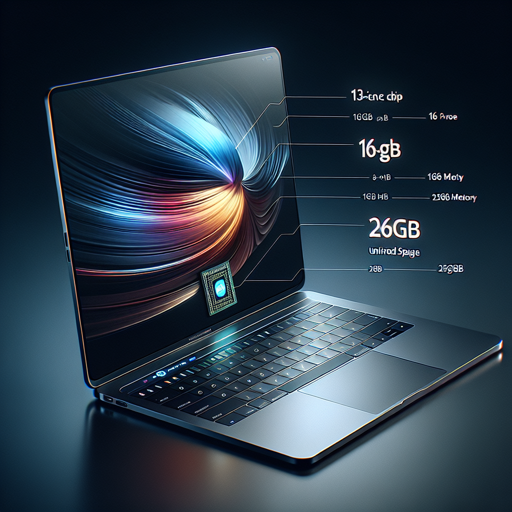 Apple 2024 MacBook Air (13-inch, Apple M3 chip with 8‑core CPU and 8‑core GPU, 16GB Unified Memory, 256GB) - Space Gray