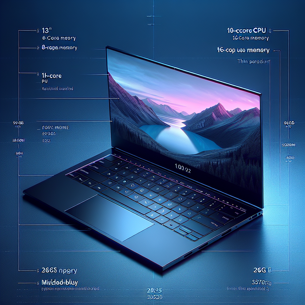 Apple 2025 MacBook Air (13-inch, Apple M4 chip with 10-core CPU and 8-core GPU, 16GB Unified Memory, 256GB) - Midnight