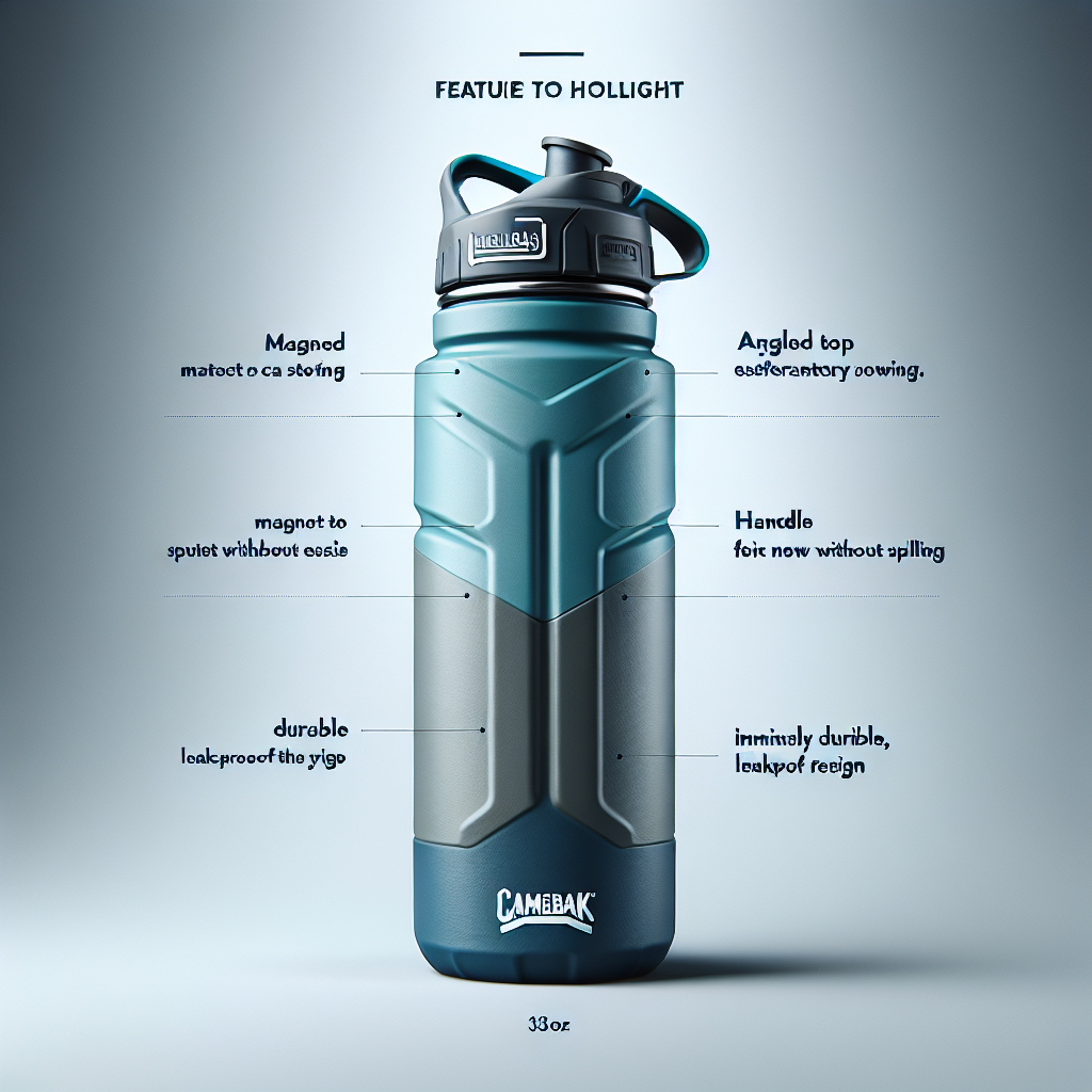 CamelBak Chute Mag BPA-Free Water Bottle - 25oz, True Blue, 33 oz, (Model: 1512406075)