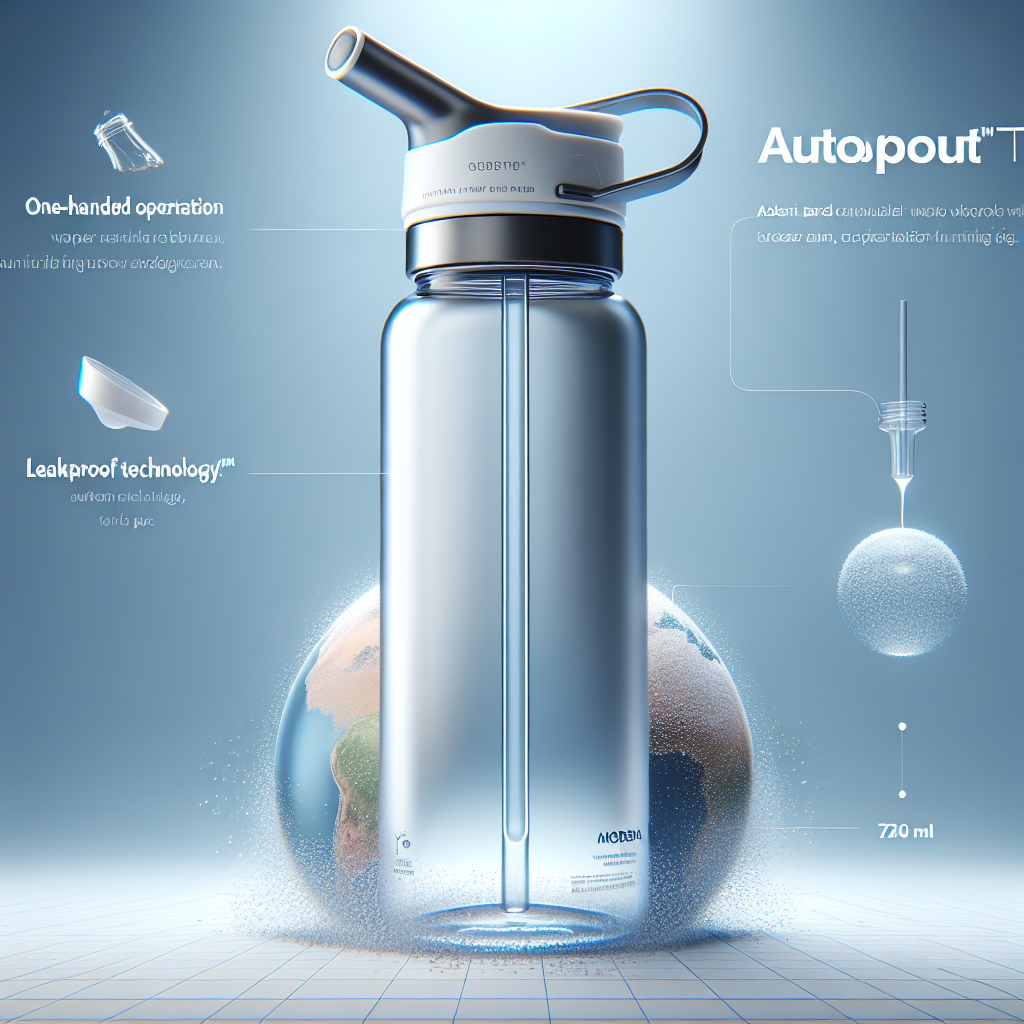 Contigo Ashland Tritan Water Bottle With Straw I One-Handed Operation, Leakproof, BPA Free Bottle with Autospout Technology™, 720 ml