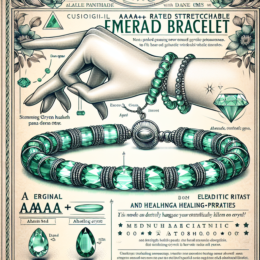 Dane Gems Fashionable Emerald Bracelet Original Panna Stone Bracelet AAA+++ Rated Stretchable Bracelet Panna Ratna Healing Bracelet Green Gemstone Bracelet Emerald Crystal Bracelet For Men & Women Bracelet For Man Bracelet For Girls Stylish Healing Bracelet Bead Bracelet with Certificate Bracelet Original Certified Healing Crystal Bracelet Chakra Healing Bracelet Healing Stone Bracelet Gemstone Bracelet Stretchable Bracelet For Women Astrology Bracelet Adjustable Bracelet Elastic Bracelet Handmade Bracelet Hand Bracelet Wrist Bracelet