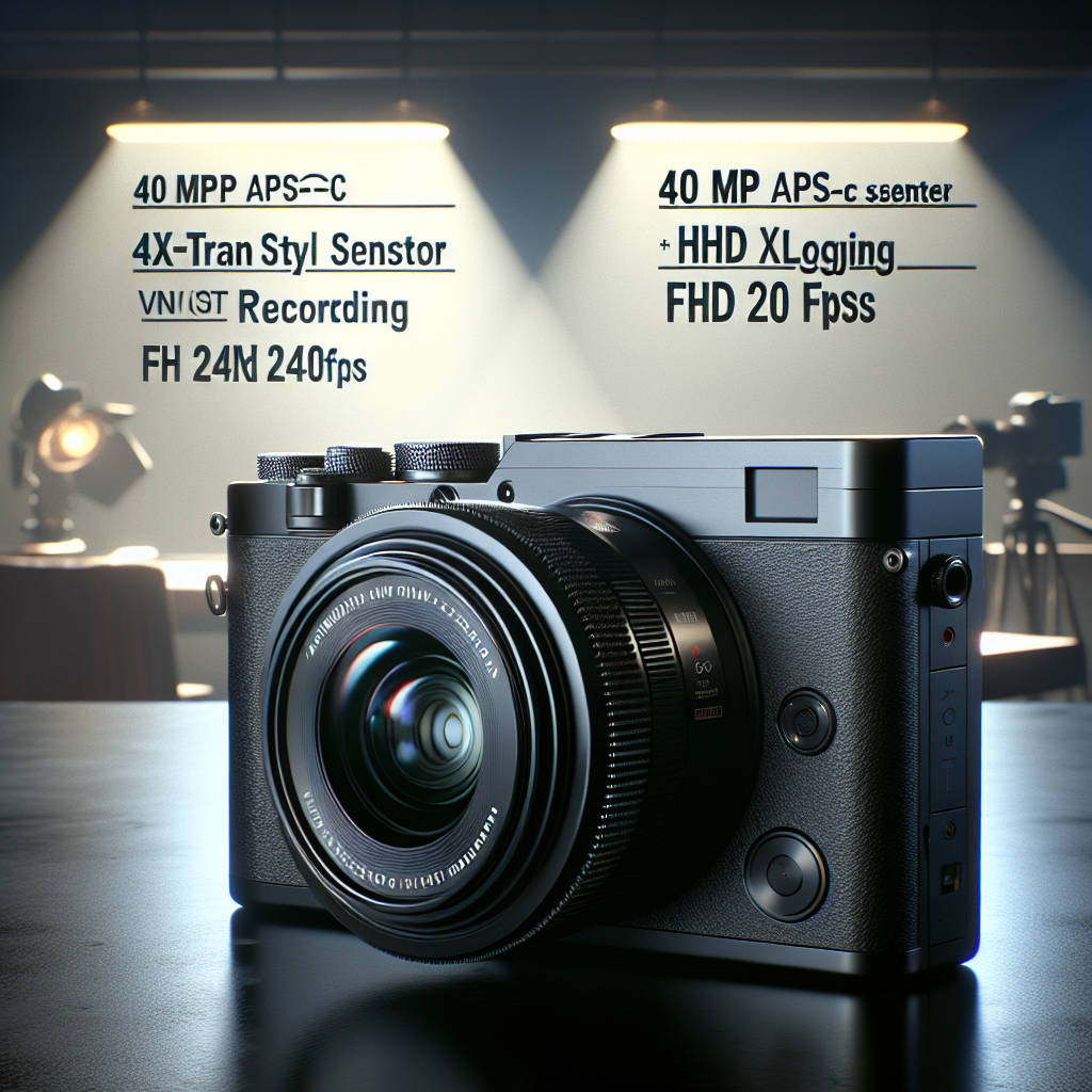 Fujifilm X-T50 40 MP APS-C X-Trans Sensor|Retro Style mirrorless Camera|4k/6.2k vlogging|High Speed Recording FHD 240fps - Black