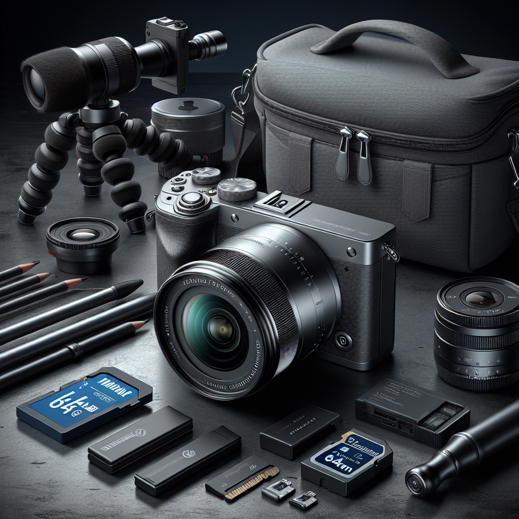 Fujifilm X-T50 Mirrorless Digital Camera Body Bundle with Sigma 16mm f/1.4 DC DN Contemporary LensFor Fuji-Film + 64GB Memory Card + Camara Bag + Vlogging Tripod + More Accessories- Charcoal Silver