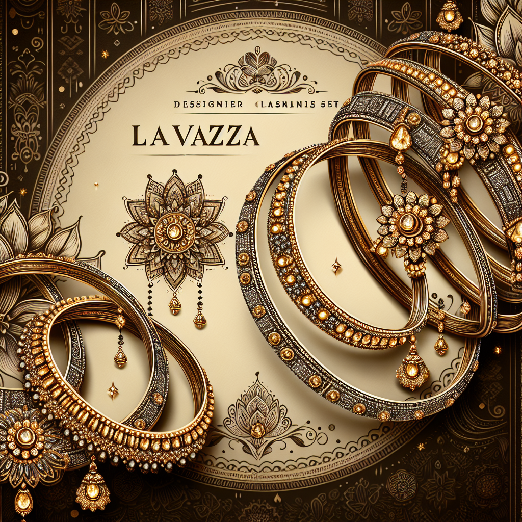 LAVAZZA Designer Glass Bangles Set with Golden Zircon Diamond Stone & Beads Studded For Women & Girls | Traditional Glass Kada Set | Stylish Women's Kangan Fashion Jewellery Bangles- Set of 8