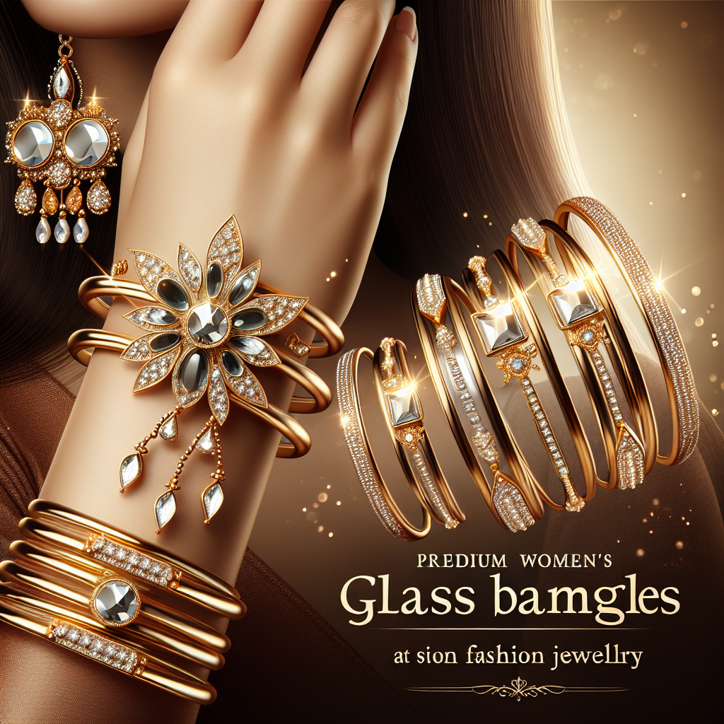 LAVAZZA Premium Glass Bangles Set with Golden Diamond Stone, Beads & Mirror For Women & Girls | Designer Fancy Chudi Set | Traditional Women's Glass Bangles | Fashion Jewellery- Set of 12