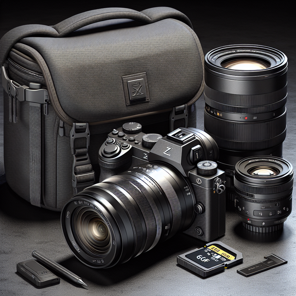 Nikon 20 Mp Digital Camera Z 30 Kit with NIKKOR Z DX 16-50 Mm F/3.5-6.3 VR & NIKKOR Z DX 50-250 Mm F/4.5-6.3 VR - Black with Camera Bag & 64 GB SD Card
