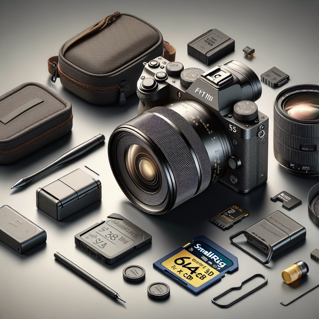 Nikon Mirrorless Z fc Body with Z DX 16-50mm f/3.5-6.3 VR [SL] Lens with Additional Battery, Camera Bag & 64 GB SD Card, SmallRig L-Shape Grip