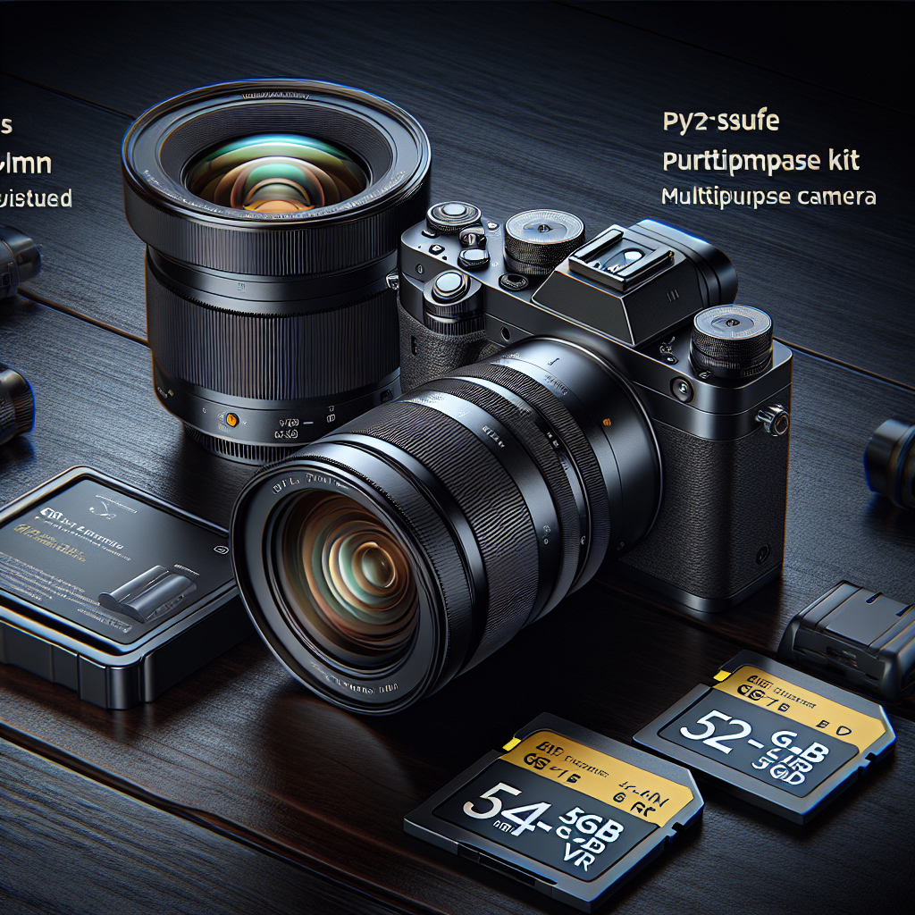 Nikon Z50 Mirrorless Camera with Z DX 16-50mm f/3.5-6.3 VR & Z DX 50-250mm f/4.5-6.3 VR Lens with Additional Battery & 64 GB SD Card