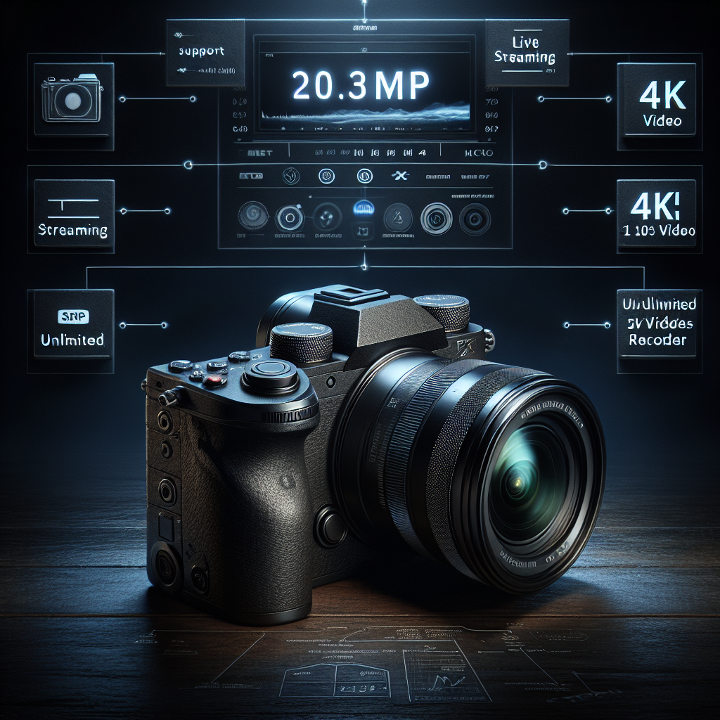 Panasonic LUMIX GH5M2, 20.3MP Mirrorless Micro Four Thirds Camera with Live Streaming, 4K 4:2:2 10-Bit Video, Unlimited Video Recording, 5-Axis Image Stabilizer DC-GH5M2 Black