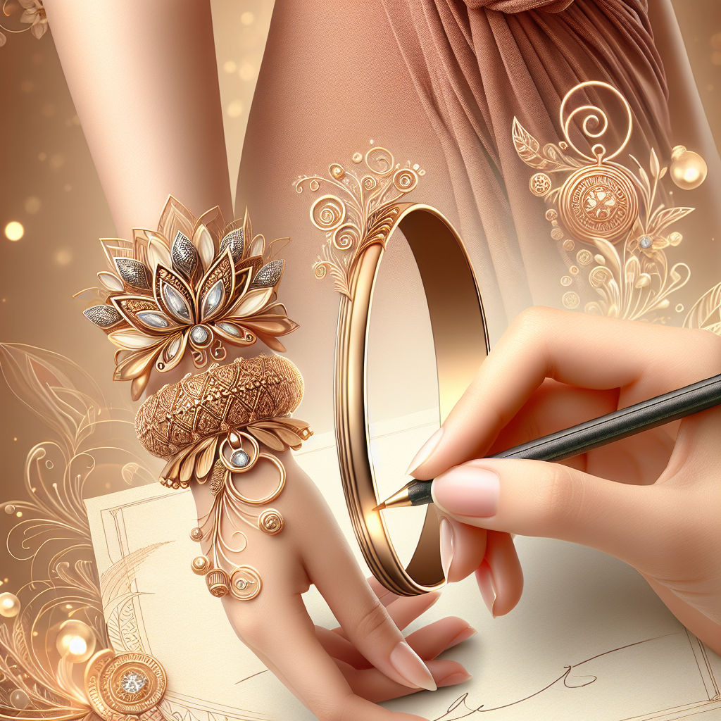 Peora Brass Bangle for Women & Girls