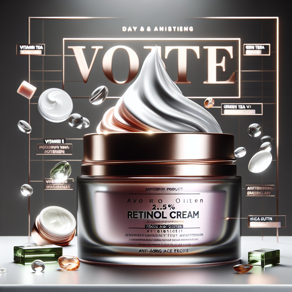 Poppy Austin Best Retinol Cream for Day and Night. An Exquisite, Anti Aging Face Moisturizer. Vitamin E, Green Tea, Shea Butter and 2.5% Retinol. Vote...