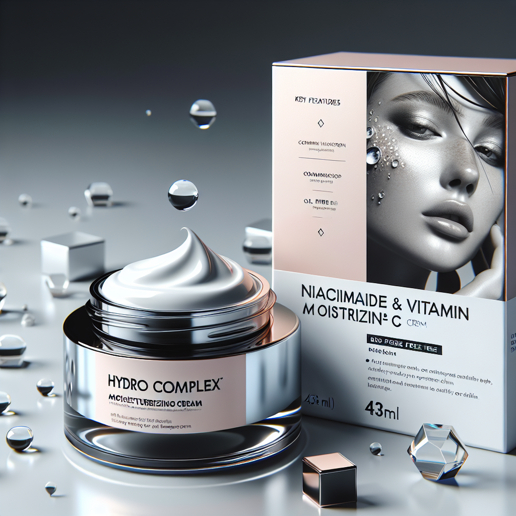 Repechage Niacinamide | Vitamin B3 Moisturizing Cream. Hydro Complex PFS Face Moisturizer Cream for Combination to Oily Skin Concerns. Oil Free Deep Hydration, Brighter, Smoothing 43ml.