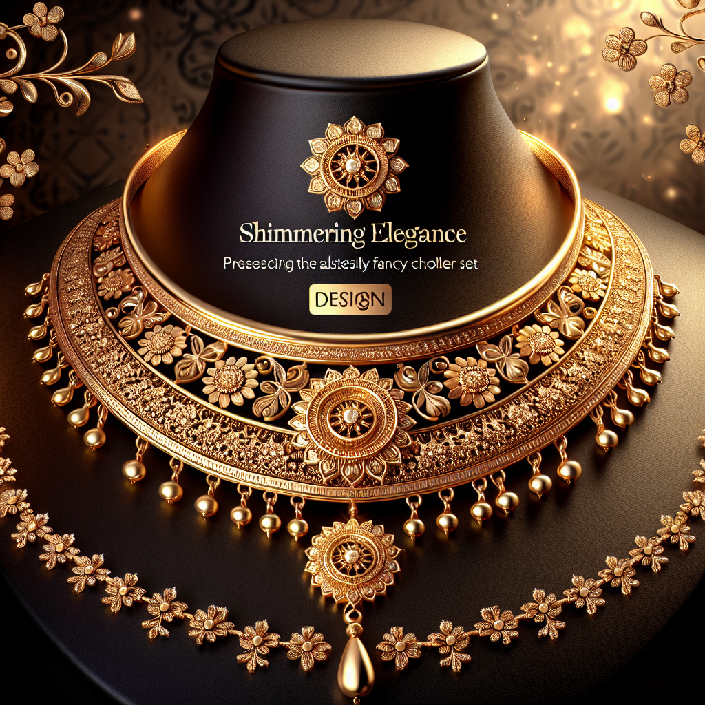 Shining Diva Fashion 18k Gold Plated Latest Stylish Fancy Choker Traditional Necklace Jewellery Set for Women