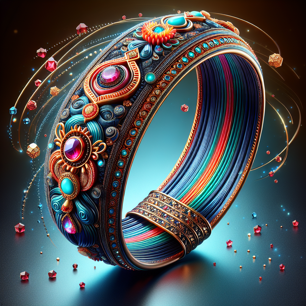 Shining Diva Fashion Royal Traditional Bangle Stylish Bracelet for Women & Girls(Multi-Colour)(8662b)