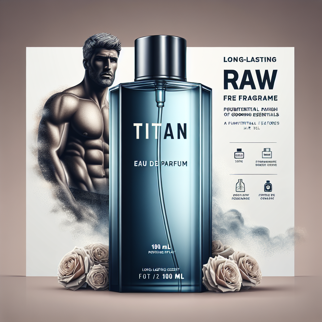 Skinn By Titan Raw Long Lasting EDP for Men - 100 Ml | Perfume Spray | Eau De Parfum | Cologne | Daily Use | Premium Fresh Fragrance | Grooming Essentials