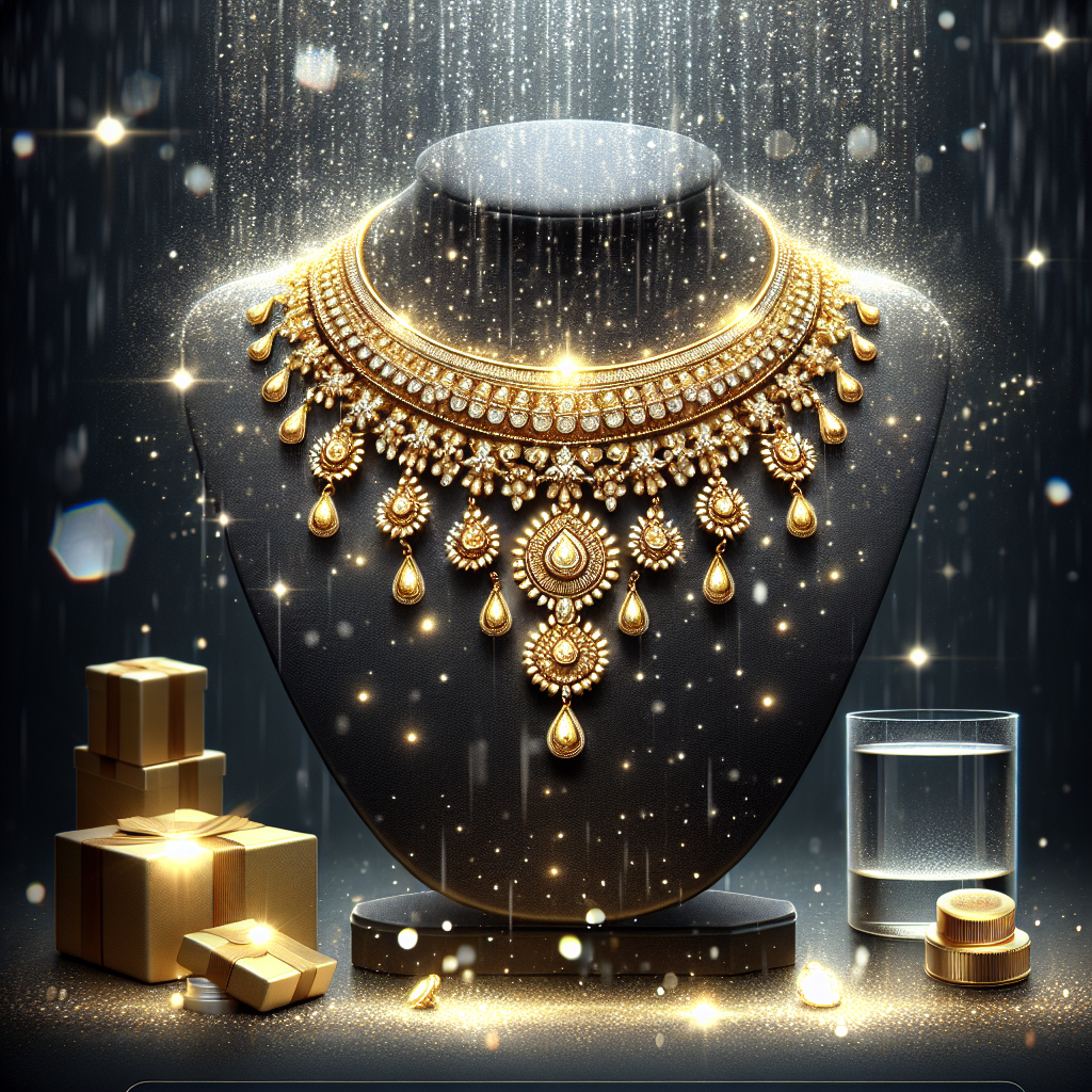 Yellow Chimes Necklace Set For Women And Girls Traditional Jewellery set for women Gold-Plated Temple Necklace Set Stone-Studded Necklace Set For Women & Girls