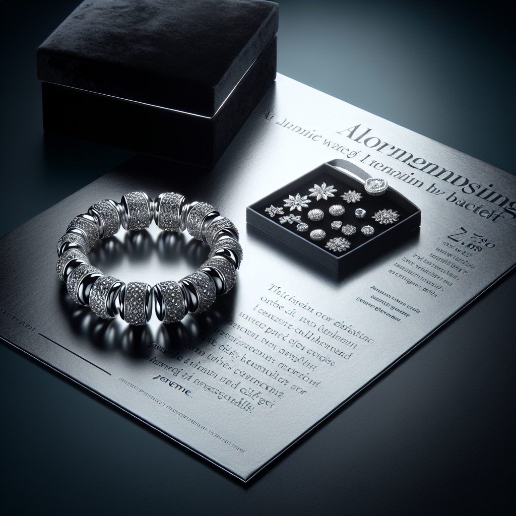 ZENEME Rhodium Plated Fashion Latest American Diamond Crystal Silver Plated Beaded Pebble Bracelet For Women & Gifts For Girls